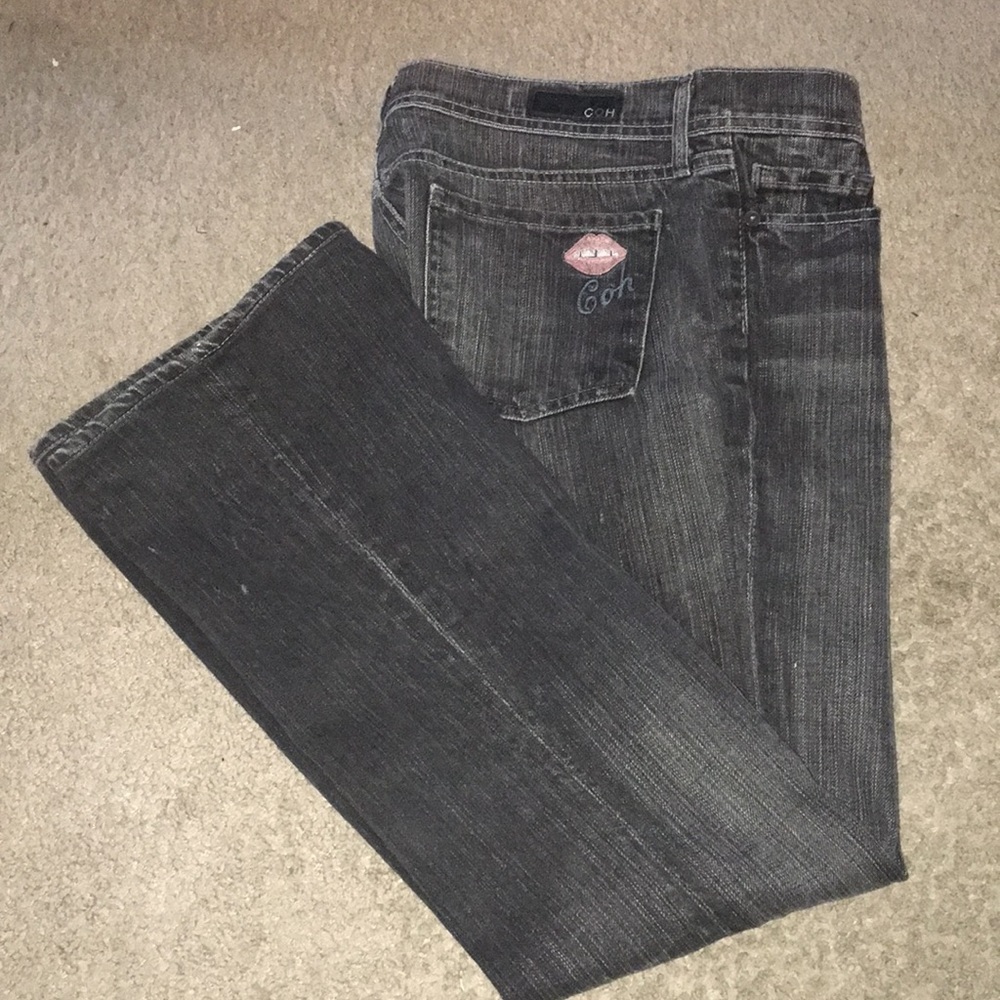 Citizens of Humanity Black Washed Ingrid Flare